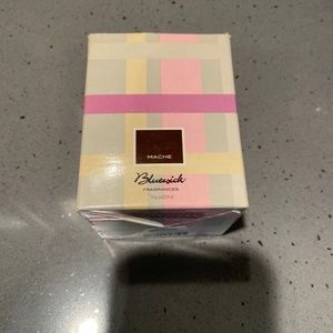 New Bluewick Mache glass candle